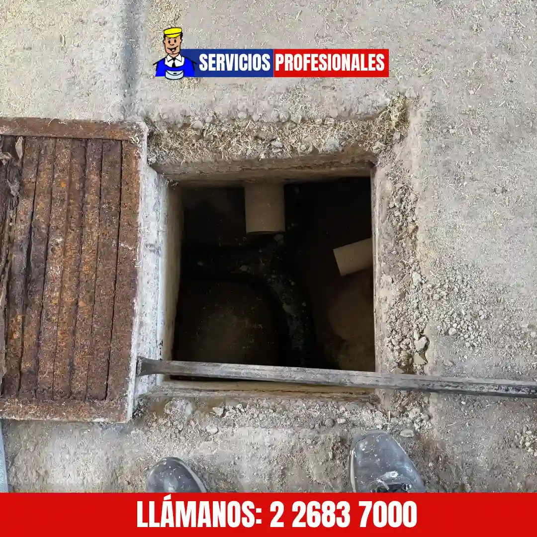 Destape de alcantarillado en Santiago