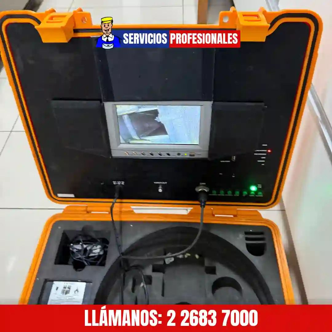 Video inspección de tuberías a domicilio en Santiago