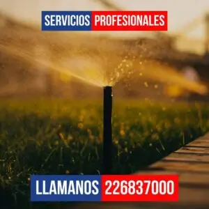 Reparación de riego automático en Santiago
