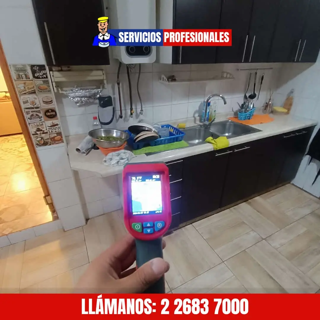 Detección de fugas con cámara termográfica en Cerro Navia