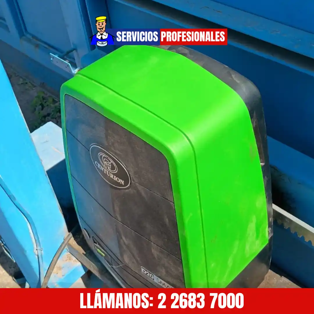 Reparación de portón corredizo eléctrico en Santiago