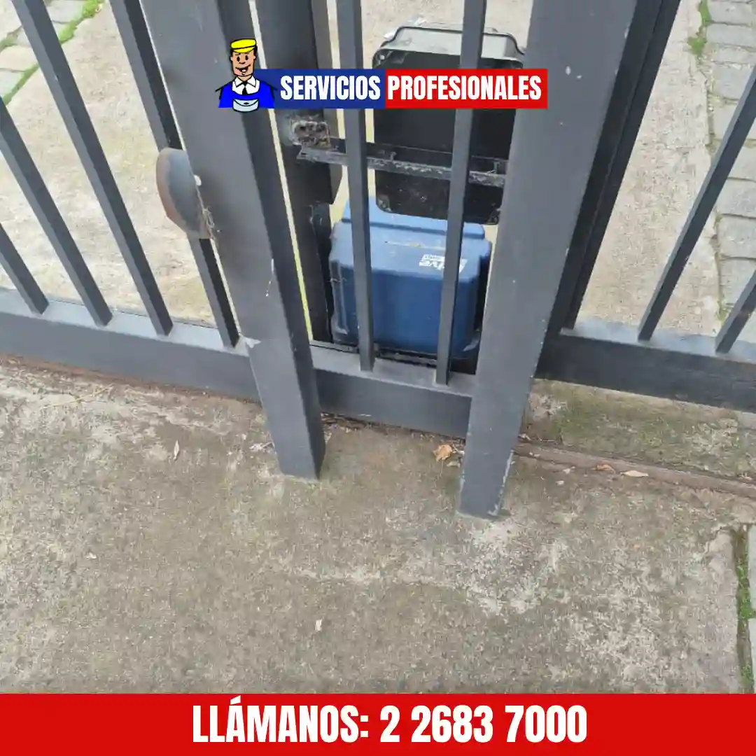 Mantención preventiva de portones corredizos