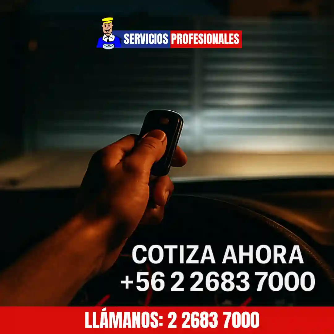 Reparación de puerta de garaje seccional en Santiago