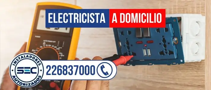 Detalle instalación eléctrica moderna o tablero eléctrico