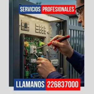 Central electrónica o tarjeta de control de portón automático