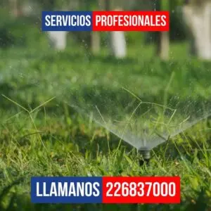 Reparación de tubería de riego subterránea