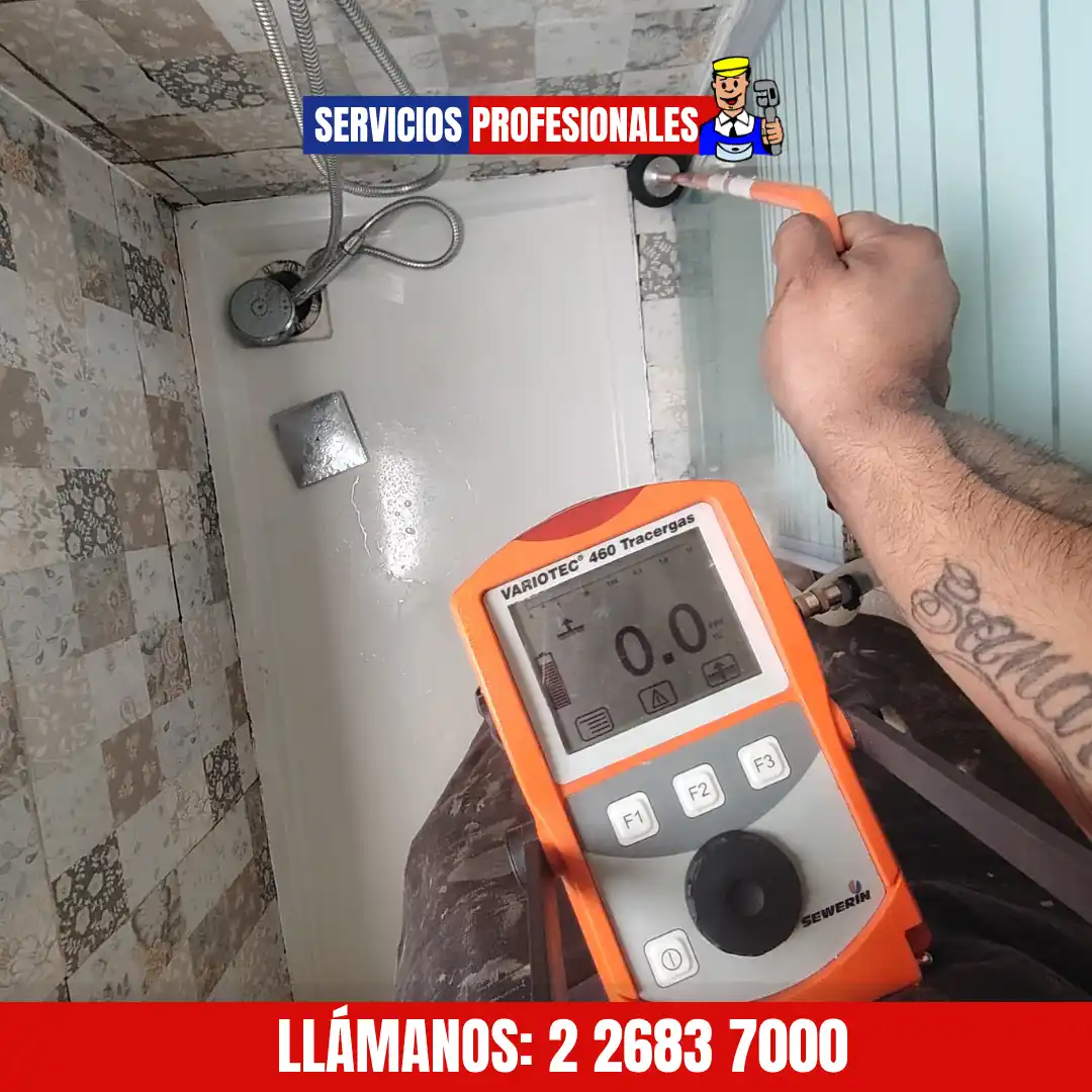 Detección de fugas con gas trazador