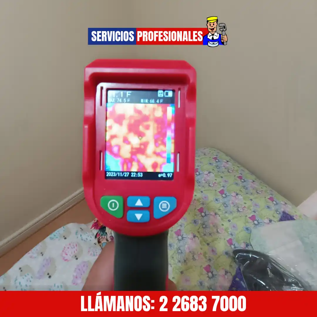Detección de fugas con termografía