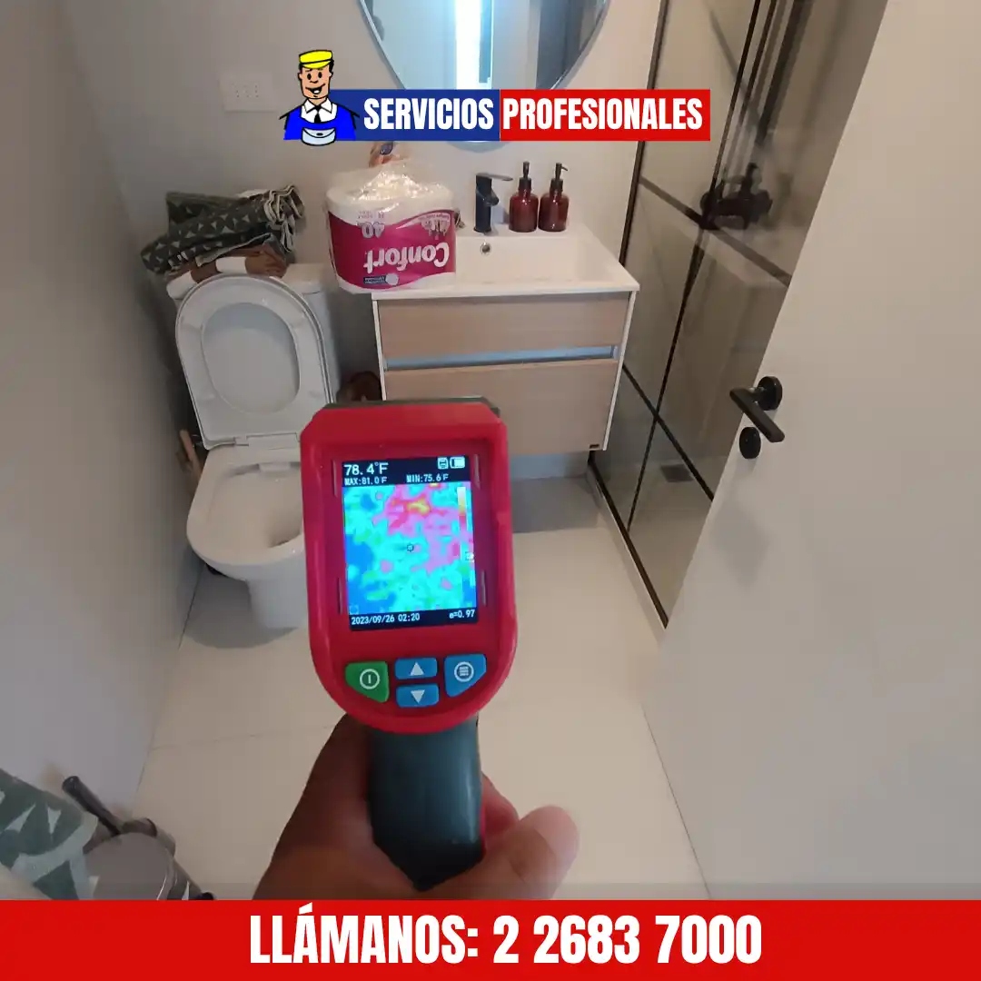 Detección de fugas de agua sin romper en Santiago