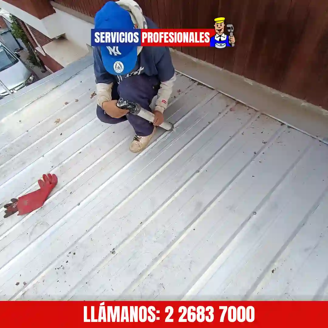 Techo de zinc sin filtraciones