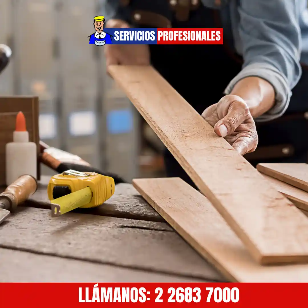 Trabajos de carpintería asociados a techumbre