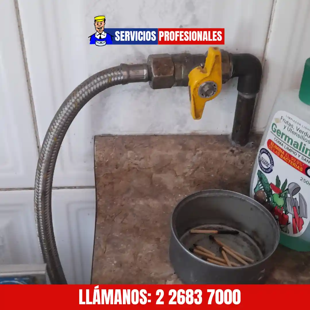 Detección de fugas de gas asociadas a calefont