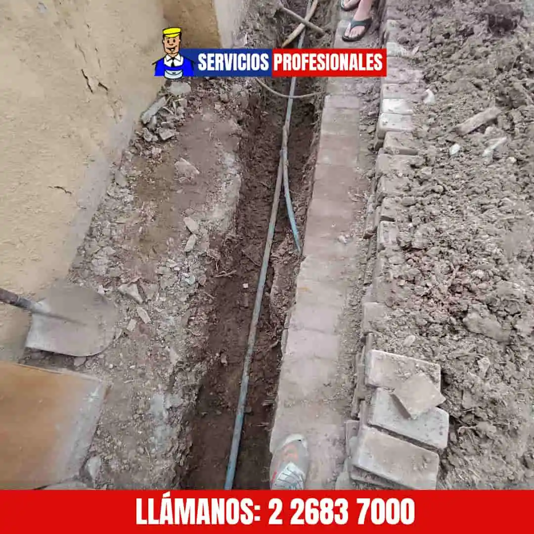 Gasfiter en Chicureo 7 Fuga bajo radier Chicureo