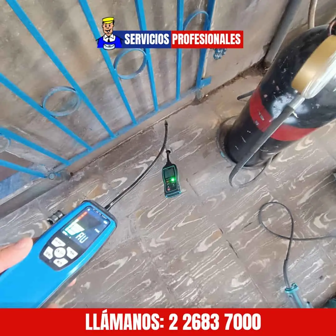 Gasfiter en Chicureo 5 Gas trazador