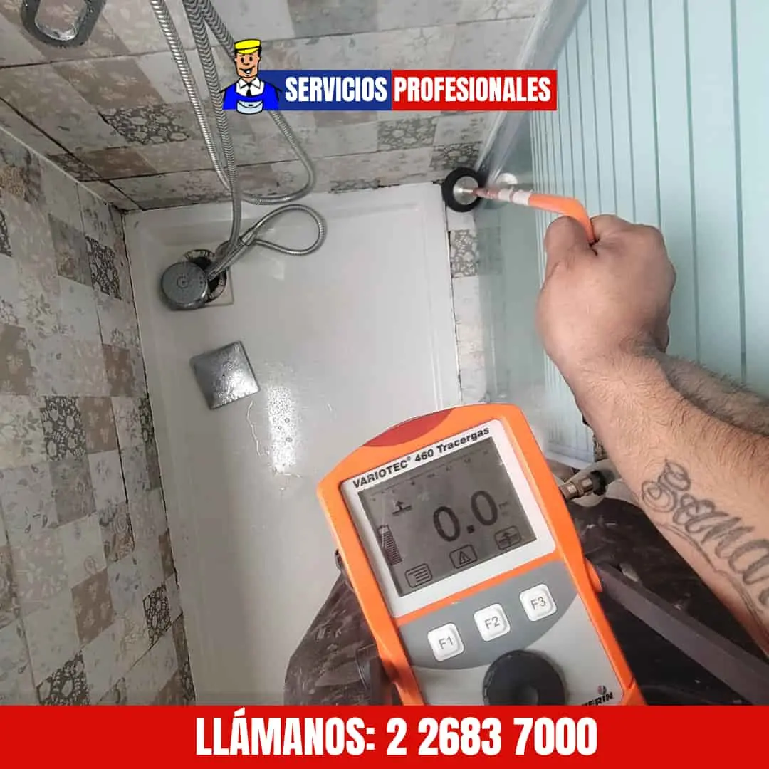 Detección de fuga de agua con geófono